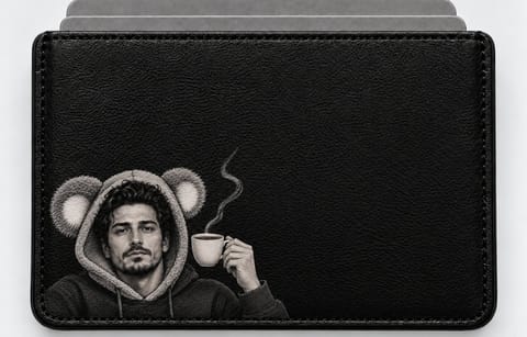 Koala Kahvesi figürlü kartlık