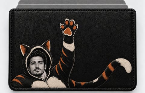 Kedi Kaptan figürlü kartlık