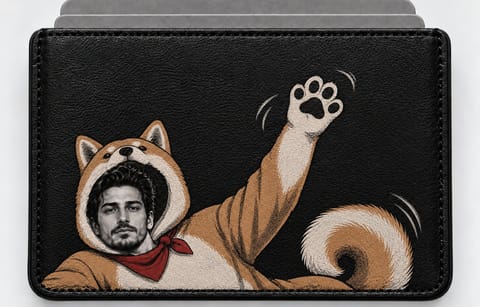 Shiba Selamı figürlü kartlık