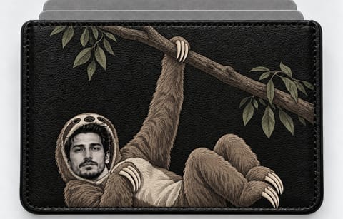Tembel Pazar figürlü kartlık