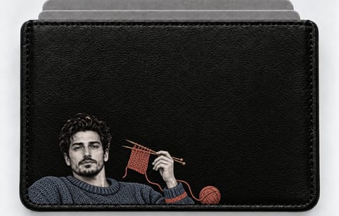 Örgü Molası figürlü kartlık