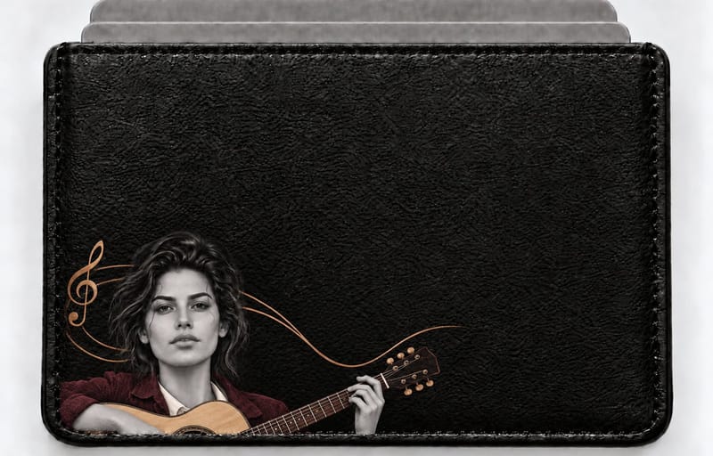Akustik figürlü kartlık