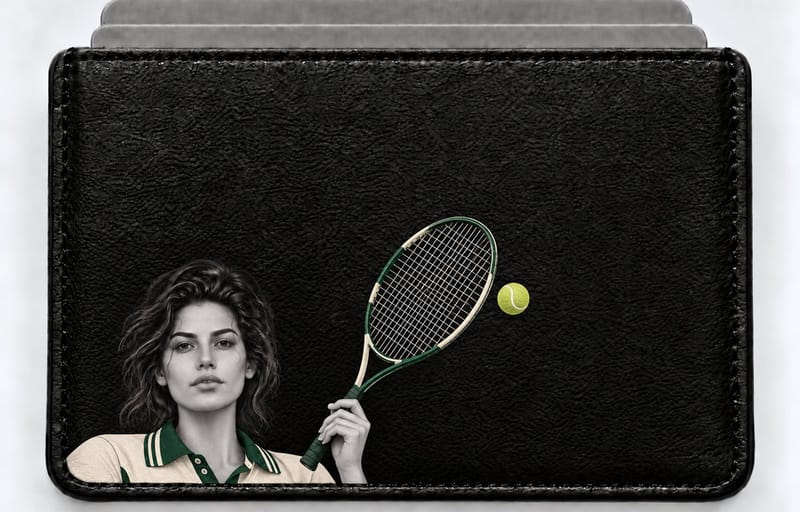 Tenis Zamanı figürlü kartlık